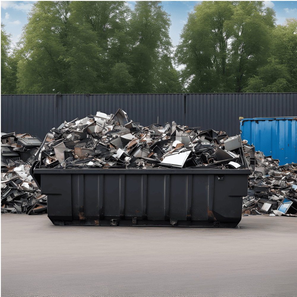 Collecte de feraille à Strasbourg destiné au recyclage